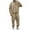Khaki, variant on Mens 2 Piece Sets Long Sleeve Jacquard High Neck Pullover and Joggers Cargo Pant Tracksuits Fall Winter Outfits (XL, White)