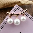 thumbnail image 6 of Ayyufe Fashion Women Faux Pearl Dangle Brooch Pin Cardigan Shawl Clip, 6 of 7