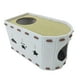 thumbnail image 2 of Casa cueva grande para gatos 2 en 1 para interiores, rascador, casa de juegos cerrada, estable y para escalar Beige, 2 of 9
