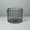 Medium, variant on Round Wire Storage Basket with Handles Black - Versatile accent for home decor