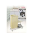 thumbnail image 2 of StarNight - Bathroom Cart with Storage and Hamper, White, 2 of 3