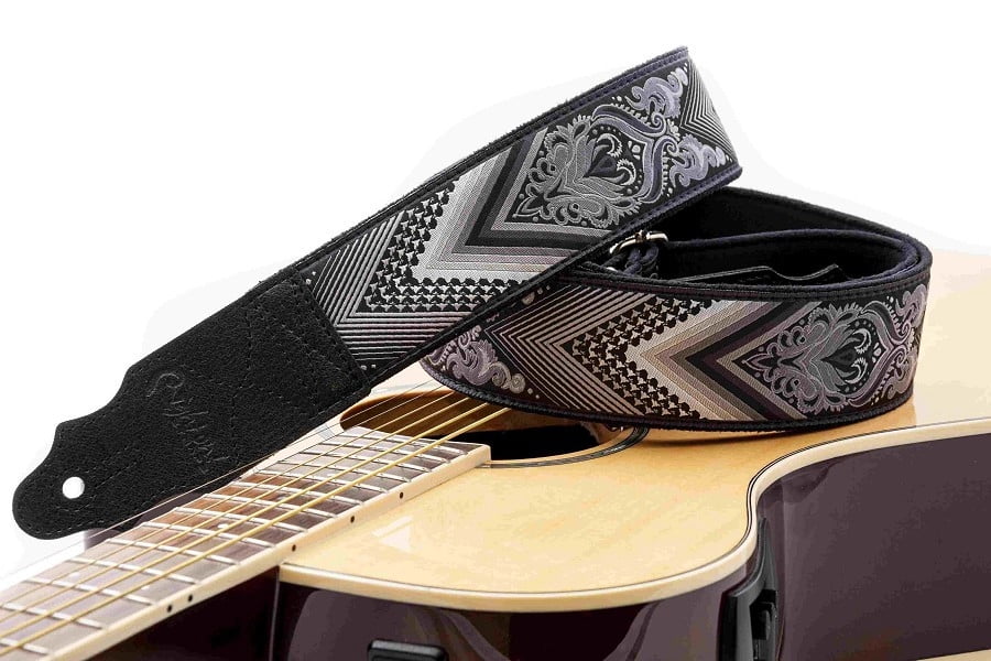 RightOn! Straps Standard Plus Arrow Guitar Strap BLACK