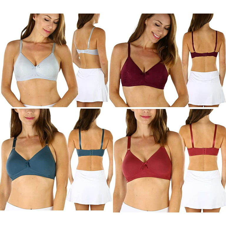 ToBeInStyle Women's Pack of 6 Random Assorted Print Wireless Bras -  Assorted - 30A