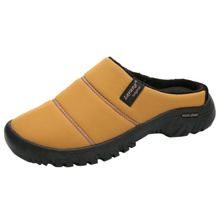 

Couple Large Size Casual Home Plus Velvet Warm Shoes Comfortable Cotton Slippers