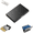 Black, variant on Stainless Steel RFID-Blocking Card Holder Metal Credit Wallet 10/6 Slot, 2027 Capacity Slim Design Organizer Hard Shell Accordion Case Protector for Women Men Business Debit ID Compact Travel
