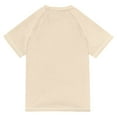 thumbnail image 6 of FORMRS Boys Rash Guard Short Sleeves Swim Shirt Quick Dry UPF 50+ Sun Protection, Sizes 3-12T, Orange Leaves, 6 of 6
