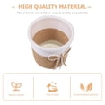 thumbnail image 3 of Miangastore 2Pcs Imitation Paper-woven Flowerpots Plant Pots Simple Plants Container (As Shown), 3 of 9