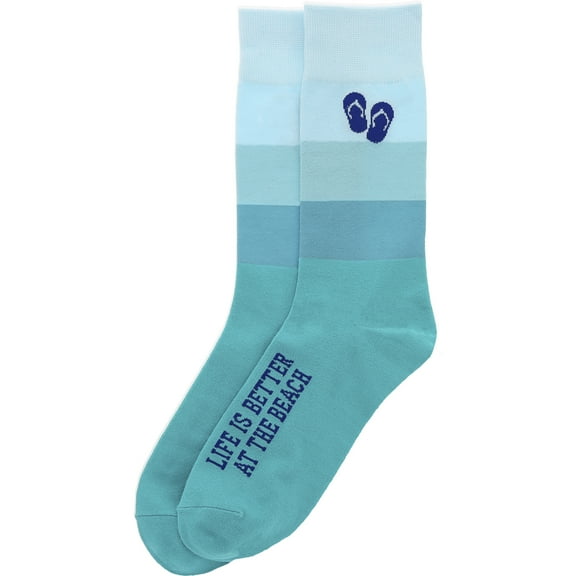 Pavilion Gift Company - At The Beach - M/L Unisex Crew Sock