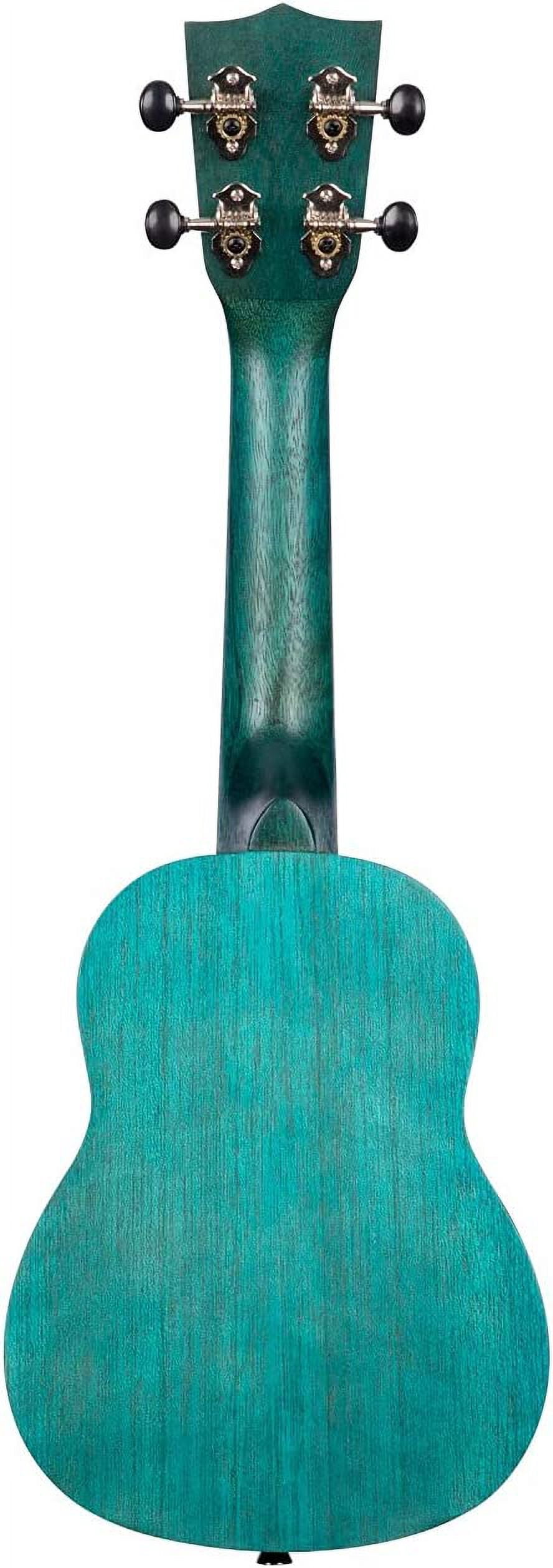 Kala Brand Music Co. WATER COLOR MERANTI SERIES SATIN OCEAN BLUE SOPRANO UKULELE (KA-MRT-BLU-S)