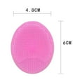 thumbnail image 4 of HHBEAUTY Face Scrubber, Soft Silicone Scrubbies Facial Cleansing Pad Face Exfoliator Face Scrub Face Brush Silicone Scrubby for Massage Pore Cleansing Blackhead Removing Exfoliating, 4 of 4