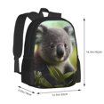 thumbnail image 3 of Daiia Daisy Koala Backpack for Men and Women -Durable Backpack Large Capacity, Water-Resistant Bag with Adjustable Straps and Laptop Compartment, 3 of 9