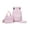 Pink, variant on Girls Backpack 3PCS Floral Print Backpack with Lunch Box Pencil Case Shcool Bookbag for Kids Girls Gifts