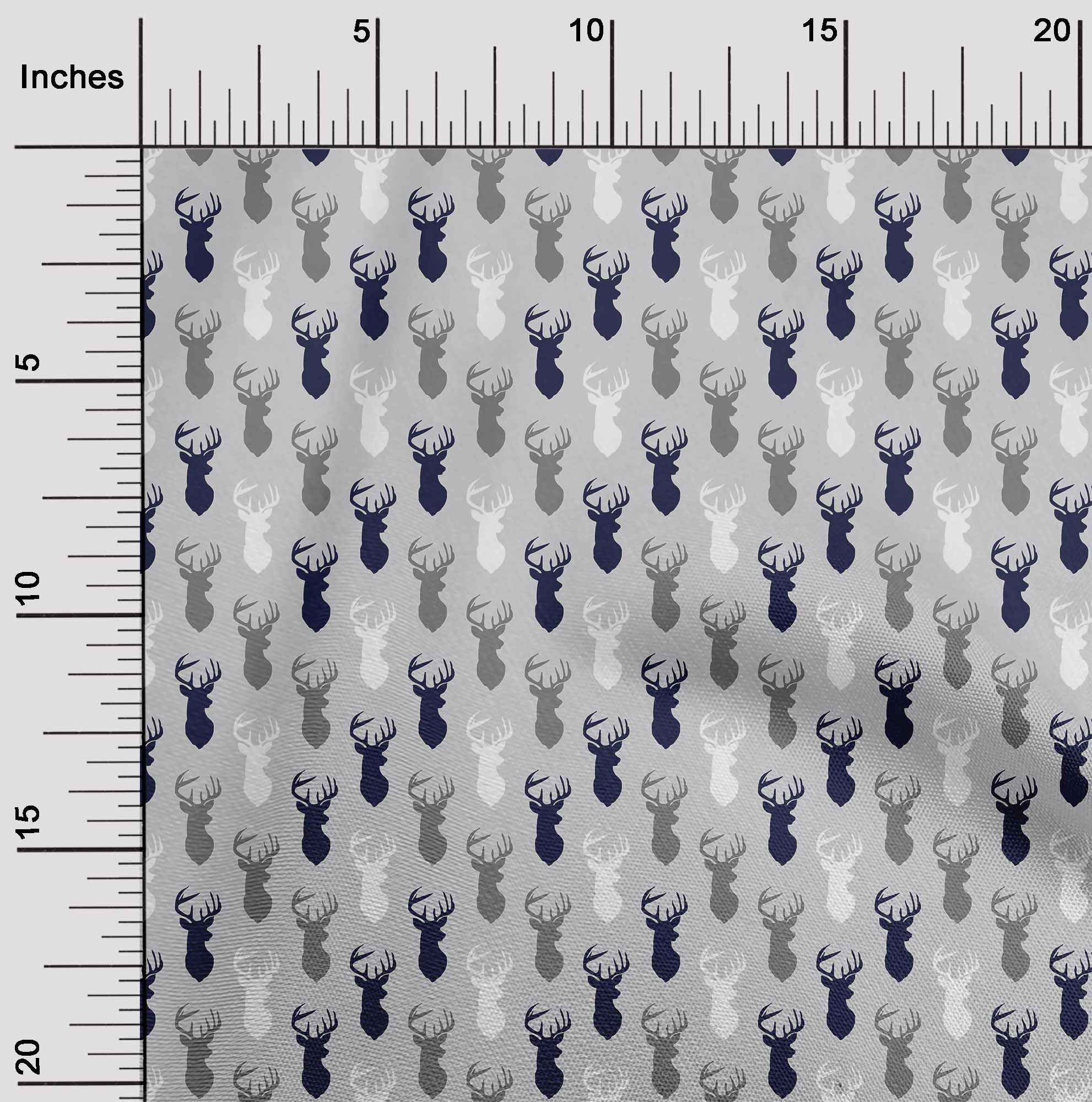 oneOone Cotton Silk Gray Fabric Merry Christmas Diy Clothing Quilting Fabric Print Fabric By Yard 42 Inch Wide
