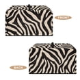 thumbnail image 5 of Whosucclay Zebra Stripes Print Microwave Cover Splash Proof Microwave Universal Oven Dust Cover with Top Handle Oil-Proof Kitchen Appliance Covers for Home Kitchen Decor-S, 5 of 7
