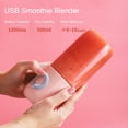 thumbnail image 3 of Mistaha 500mL Portable Juicer Electric Mixer Cup USB Smoothie Blender Shakes Handheld Fruit Vegetable Machine Milkshake Juicer for Outdoor Travel Office Home Baby Food, 3 of 8