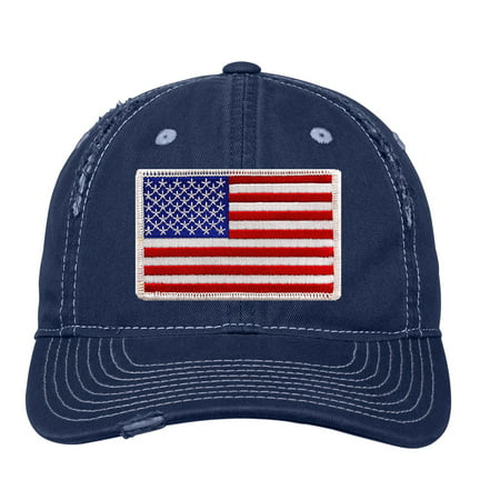 Distressed Baseball Cap Women Disressed Hats for Men Embroidered American
