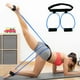 thumbnail image 5 of mfyjkho Cinturón de resistencia para glúteos y piernas, ajustable, con presillas para los pies, para entrenamiento de fuerza, equipo de fitness para gimnasio en casa, 1 juego, 5 of 6