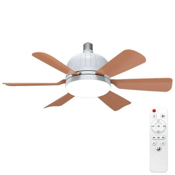 Ventilador silencioso con aspas extraíbles y luz Ventilador con luz de seis aspas
