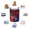 thumbnail image 6 of Large Laundry Hamper, Henry Danger Collapsible Laundry Basket With Handles, Tall Storage Basket For Blanket, Toys, Dirty Clothes In Living Room, Bedroom, Bathroom, Nursery, 6 of 7