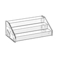 thumbnail image 2 of BELOVING Acrylic Display Rack Display Riser Clear Holder for Badges Toys Collectibles 3 Tier, 2 of 10