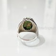 thumbnail image 5 of Green Copper Turquoise Mans Ring, Natural Green Copper Turquoise, Silver Jewelry, 925 Silver Ring, Birthday Gift, Heavy Mens Ring, Arabic Design, Ottoman Style Ring, Christmas, Turkey Mens Signet Ring, 5 of 7
