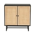 thumbnail image 4 of Wholesale Interiors Declan Mid-Century Modern Espresso Brown Accent Cabinet 31.5W x 15.7D x 31.5H in, 4 of 7