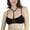 Black, variant on ToBeInStyle Women's Lace Keyhole Double Y-Strap Bralette