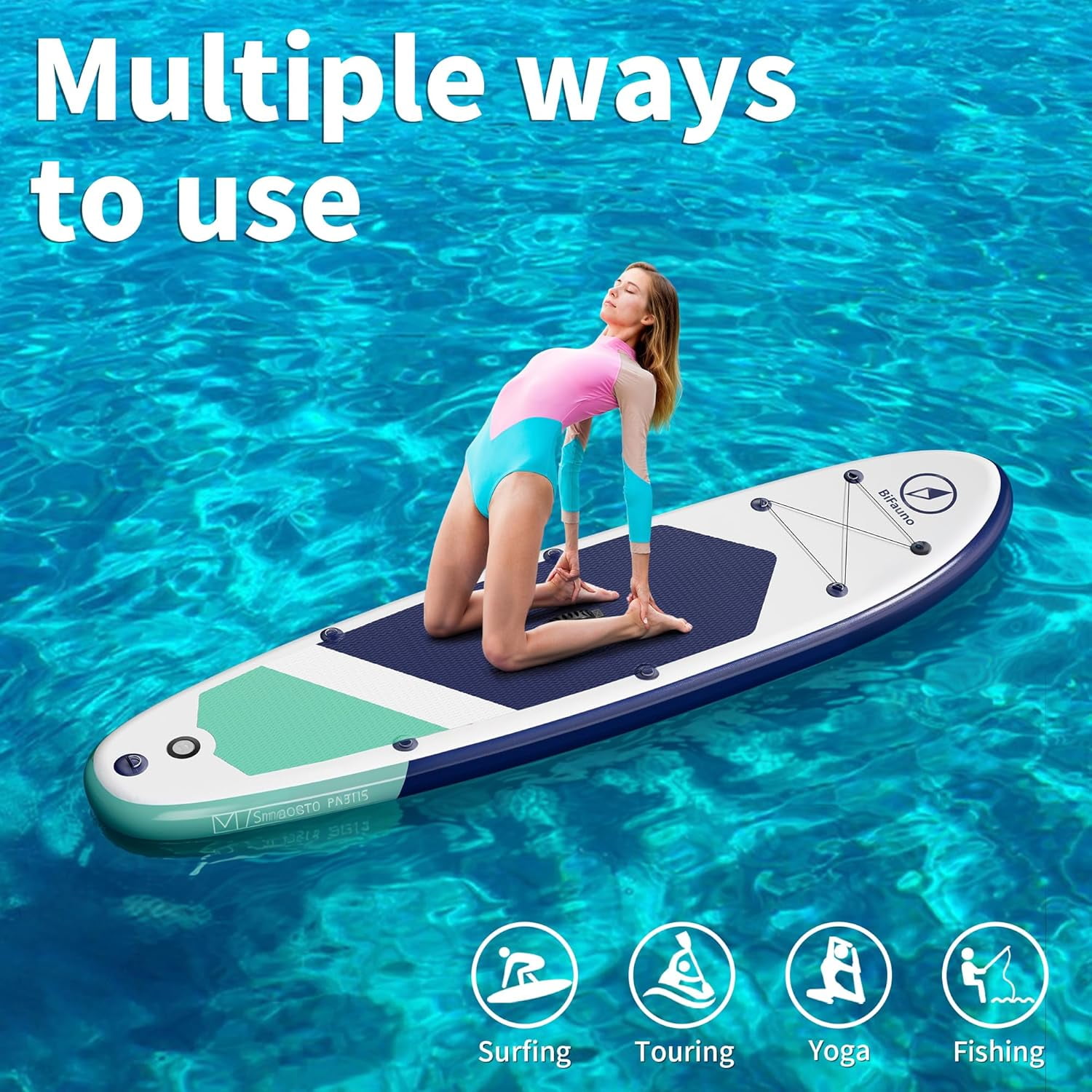 Bifanuo Inflatable Stand Up Paddle Board with SUP