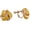 Yellow, variant on Gold Plated Love Knot Shape Clip on Earrings No Pierced for Women Luxury Screw Clip Earrings