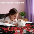 thumbnail image 6 of Yspwyqan Christmas Santa Bow Bedding Set Full, Black Xmas Holiday Bed Sets Comforter with 2 Pillow Shams, Soft Breathable Bedding for Bedroom Guest Room Decor, 6 of 7