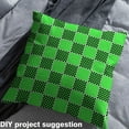 thumbnail image 2 of Feelyou Green Checkered Fabric by the Yard 2 Yards, Square Geometry Sewing Fabric, Modern Abstract Home Decor Fabric by the Yard, Luxury Bedroom Decor, 2 of 6