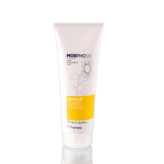 8.4 oz , Framesi Morphosis Repair Conditioner , Hair Scalp - Pack of 1 w/ SLEEK Teasing Comb