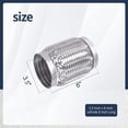 thumbnail image 3 of Stainless Steel Double Braid Exhaust Flex Pipe 3.5" x 6" x 6", 3 of 7