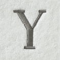 thumbnail image 3 of SKL Home Casual Monogram Bath Towel, "Y", White, 3 of 6