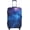 Purple Blue Nebula Glowing, variant on Purple Camouflage Elastic Washable Fun Pattern Travel Luggage Cover Suitcase Protector Medium (22-24 inch suitcase)