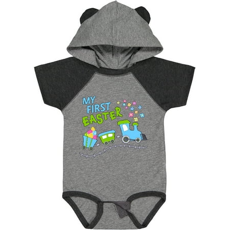 

Inktastic My First Easter Train Gift Baby Boy or Baby Girl Bodysuit
