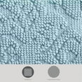 thumbnail image 5 of Jean Pierre Ricardo Cotton Fringe 21 x 34 in. Bath Rug, Light Blue, 5 of 7