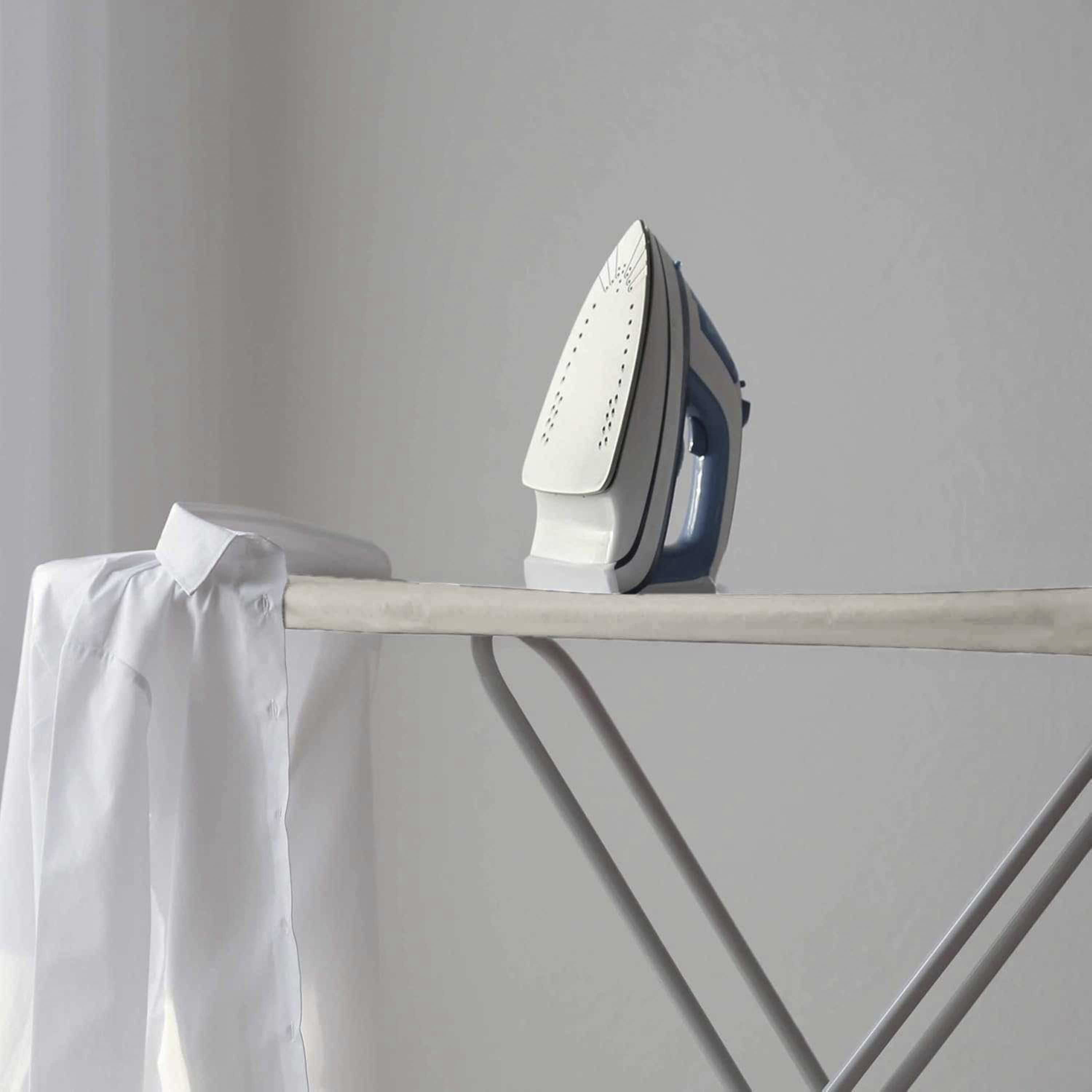 Lammaloe Ironing Board Cover and Pad 15 x 54, Thick Padding, Elastic Edge, Hook & Loop Secure Fit, Linen