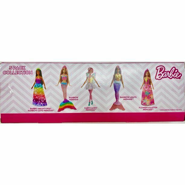 Barbie Micro 5pk: Fairies Princess 2.5" Figurines - Walmart.com