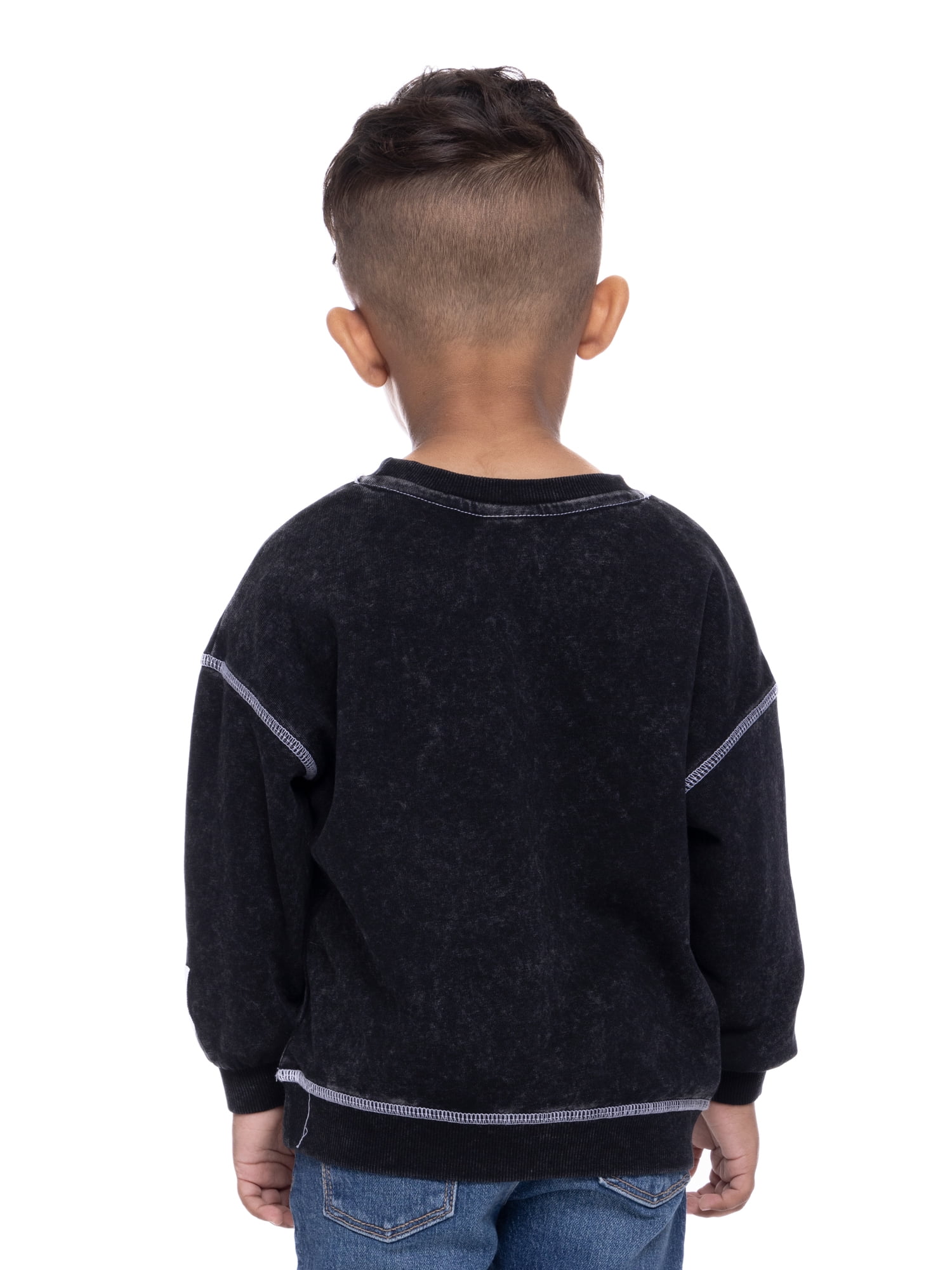 Rolling Stones Toddler Boys Mineral Washed Graphic Sweatshirt, Sizes 12M-5T