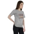 thumbnail image 2 of Inkmeso Women Coffee Coffee +More Coffee Graphic Coffee Lover Tee Tshirt Top, 2 of 7