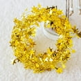 thumbnail image 2 of 25 Ft Star Garland Tinsel Star Wire Garland for Christmas Tree Decor Ornaments Party Accessory Decorations, 2 Pack Gold, 2 of 5