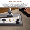 thumbnail image 3 of Jardín Zen De Meditación Con Múltiples Accesorios, Jardín De Escritorio En Miniatura Con Bandeja Rectangular Para Sala De Estar, Oficina, Hotel, Club De Yoga Guardurnaity HA018171-00, 3 of 7