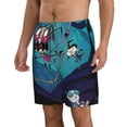 thumbnail image 2 of Invader Zim Men's Beach Shorts Swim Trunks Casual Quick Dry Board Shorts Swimwear with Mesh Lined and Pockets, 2 of 8