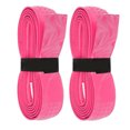 thumbnail image 1 of Tennis Racket Grip Tape, 2 PCS Tennis Racquet Overgrips Shock Absorption Sweat Absorbing Polyurethane Nitrogen Fiber  For Sports Red,Blue,Pink,Yellow,Orange, 1 of 8
