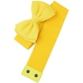 thumbnail image 2 of INSPIRE CHIC Women's Bowknot Elastic Belts, 2.4" Width Elegant Cute Stretchy Cinch Waistband for Dress Wedding 24 - 32" Yellow, 2 of 6