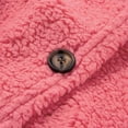 thumbnail image 6 of BRDFRL Women's Chunky Popcorn Cardigan Oversized Open Front Boyfriend Batwing Long Sleeve Fuzzy Knit Sweaters Cardigans Hot Pink 2XL, 6 of 8