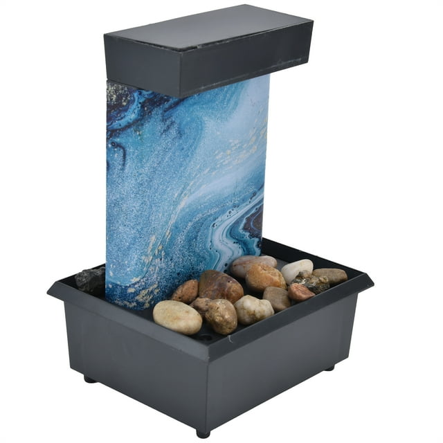 Fuente de Agua de Escritorio, Fuente de Mesa 3V USB Para Dormitorio para Sala de Estar Para El Hogar