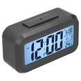 thumbnail image 2 of Alarm Clock, Electronic Night Light LED Alarm Clock LED Large Display  For Bedroom For Office For Home White,Black, 2 of 8