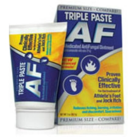 Medicated Antifungal - Triple Paste Antifungal Medicated Ointment 1 oz (Pack of 4)